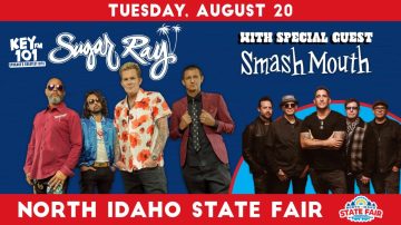 Sugar Ray & Smash Mouth at The North Idaho State Fair on August 20th