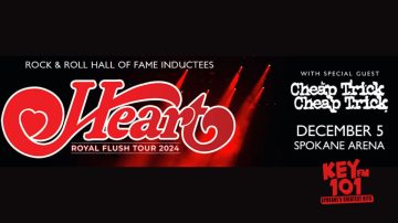 Heart with Cheap Trick at Spokane Arena December 5th